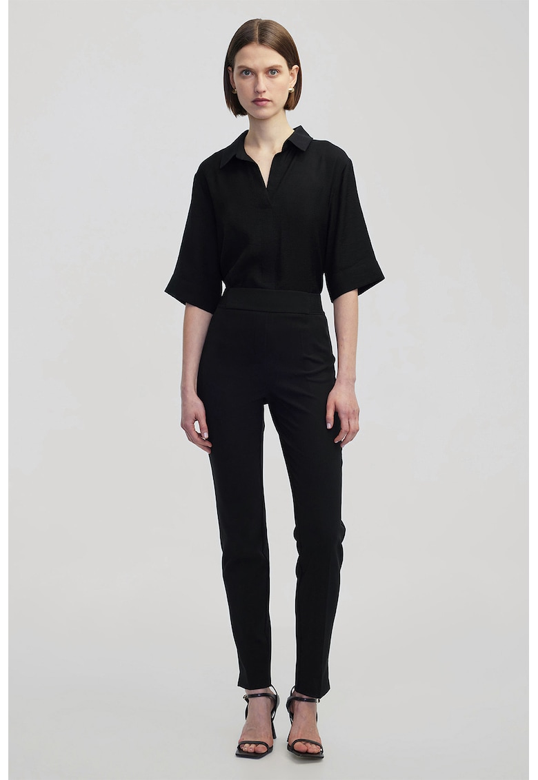 Pantaloni regular-fit - Negru