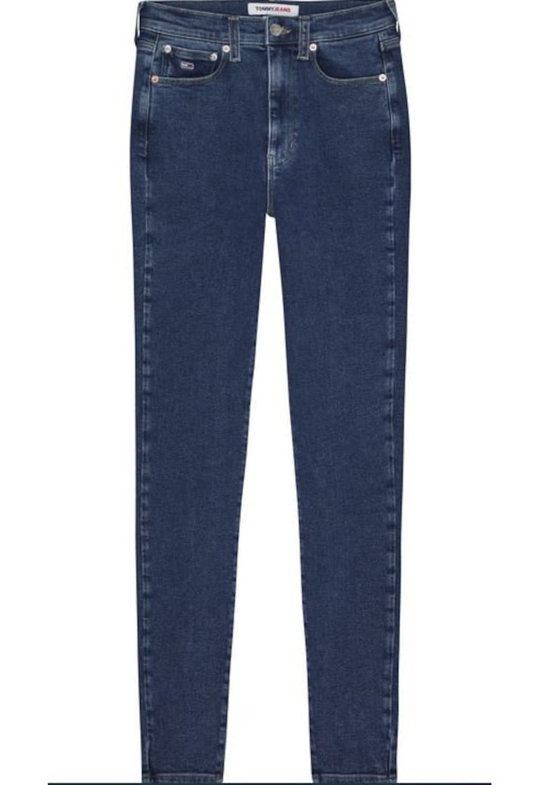 Pantaloni dama -  Denim - Albastru - Albastru
