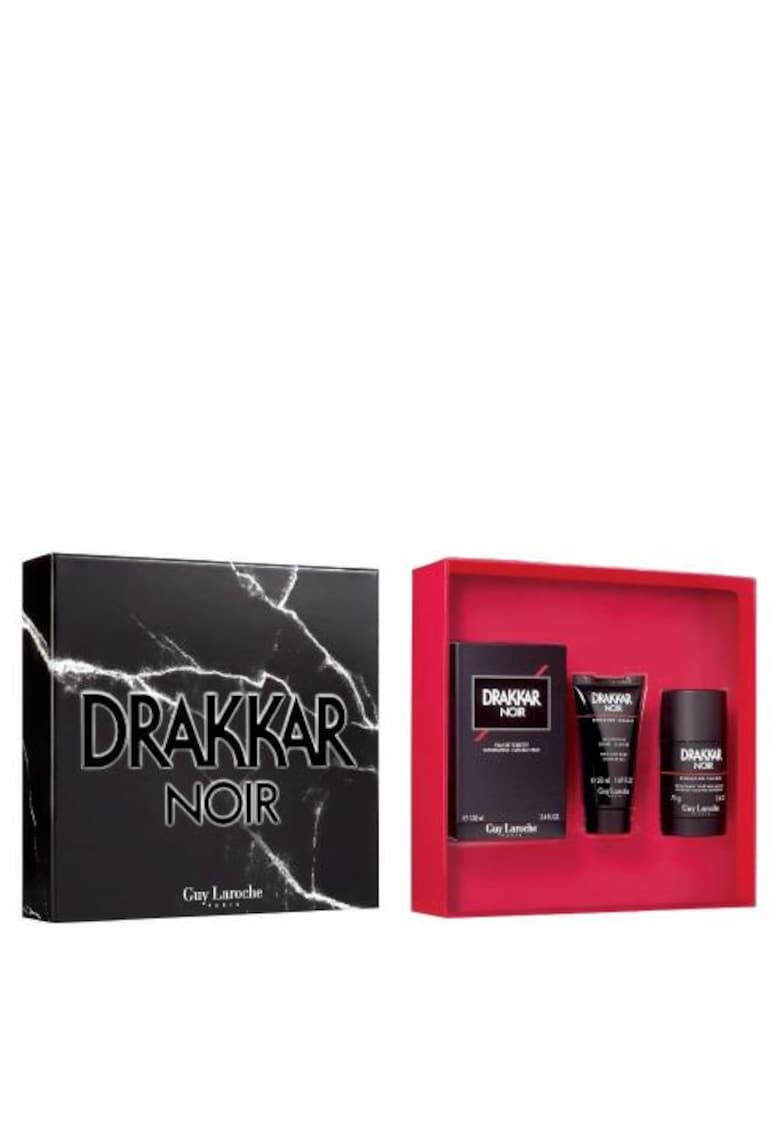 Set  Drakkar Noir - Apa de Toaleta 100 ml - Gel de Dus 50 ml - Deodorant Stick 75 gr