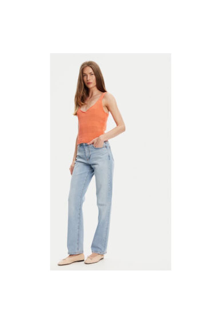 Top dama  1898DH018 - Bumbac - 453794 - Portocaliu
