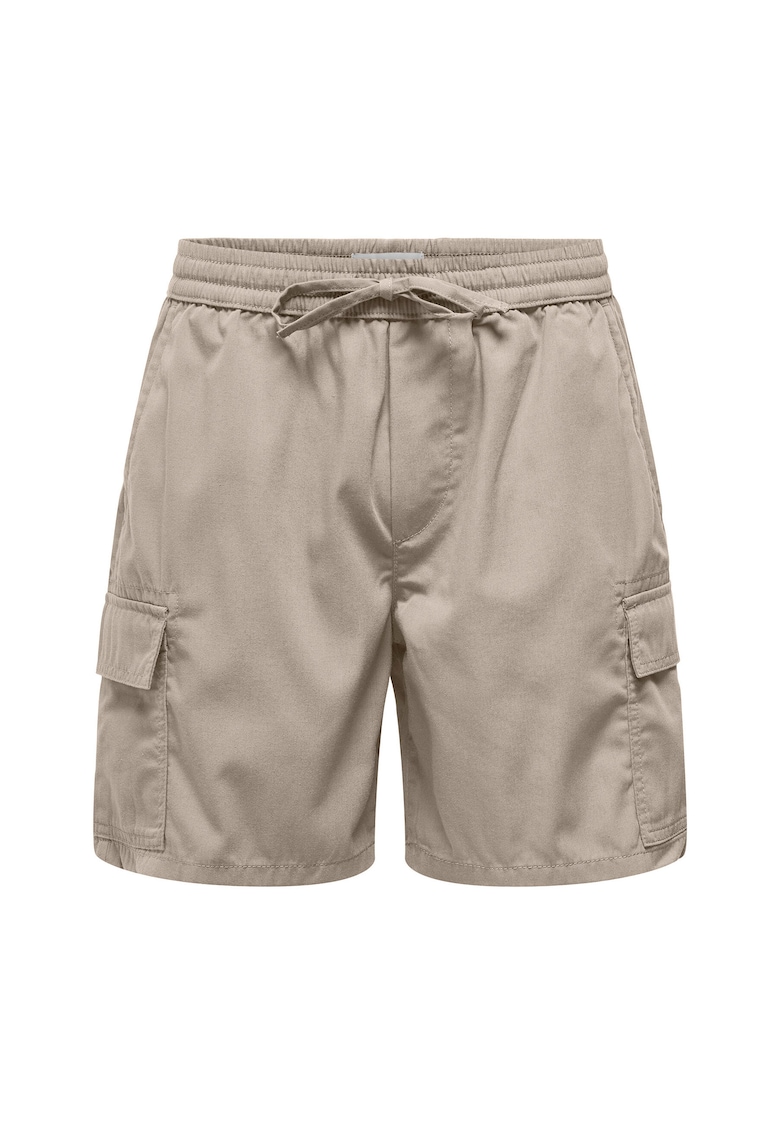 Pantaloni scurti sport barbati  Sons - 22034462 - Bumbac/Poliester - 54697 - Bej