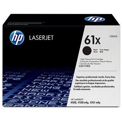 Toner laser HP C8061X - negru, 10.000 pag, LaserJet 4100