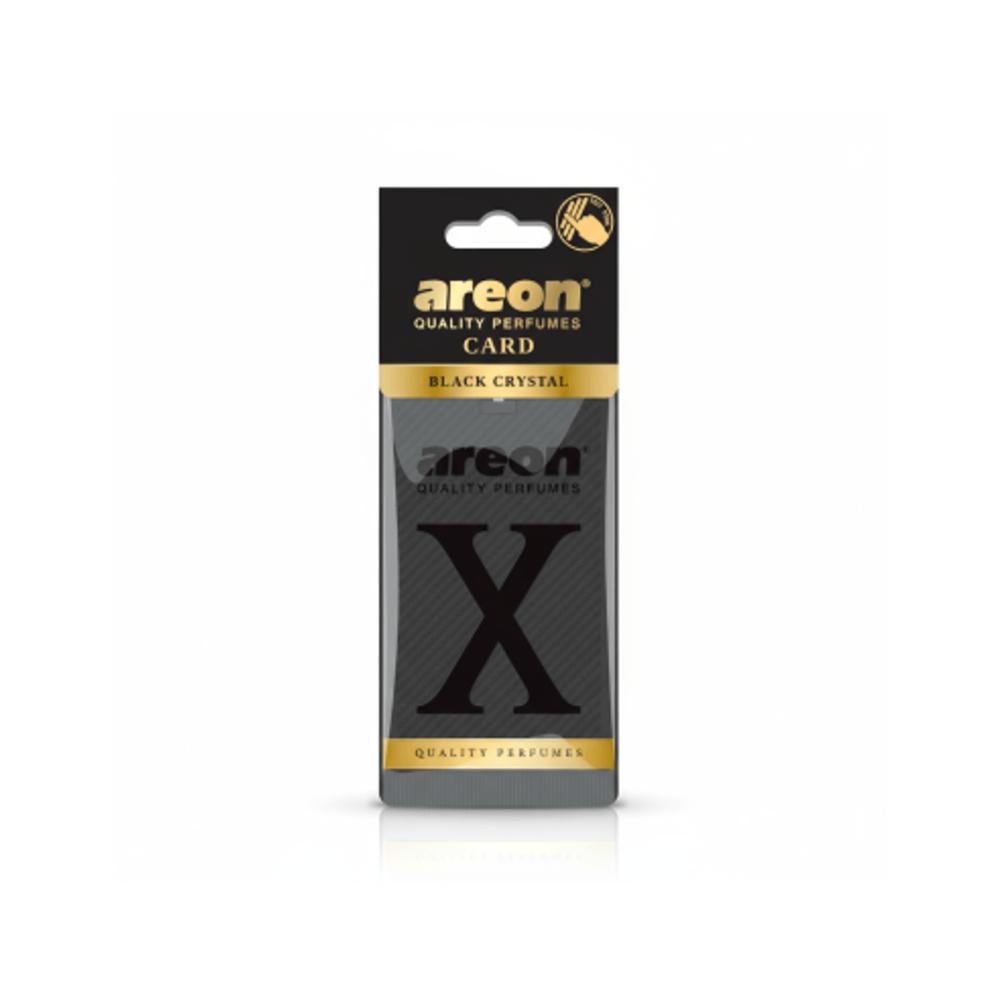 Odorizant auto Areon X Card, Black Crystal