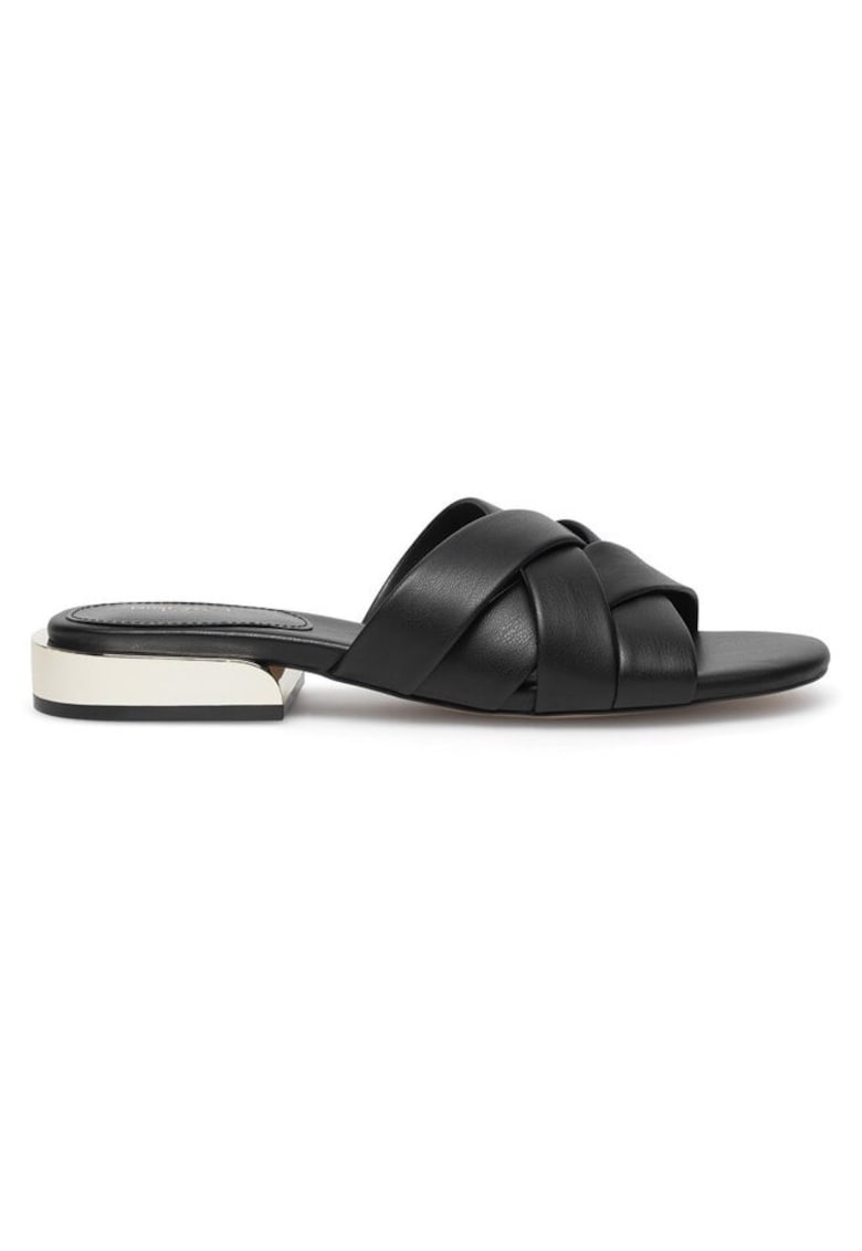 Slapi dama - 5911 -  Sintetic - Negru