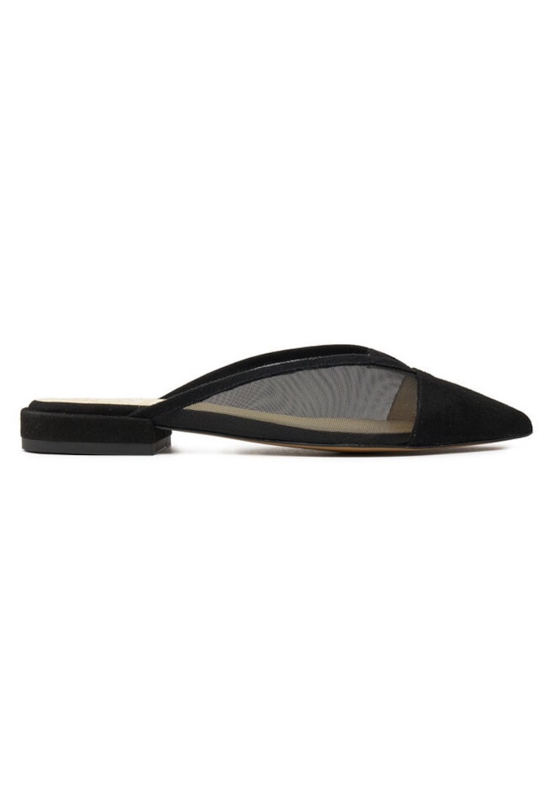 Sandale dama  303970147 - Piele intoarsa/Sintetic - Negru
