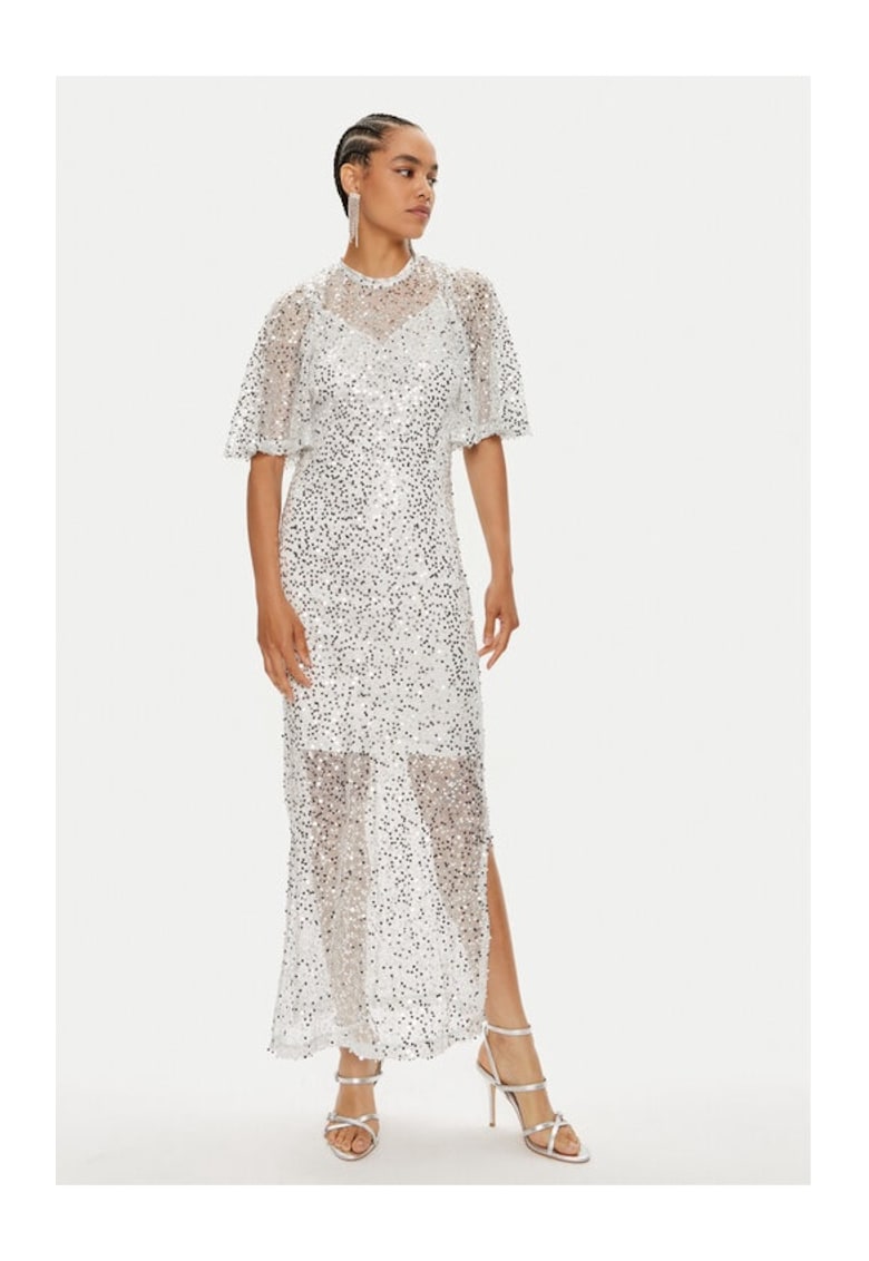 Rochie dama -  Argintiu - Poliester