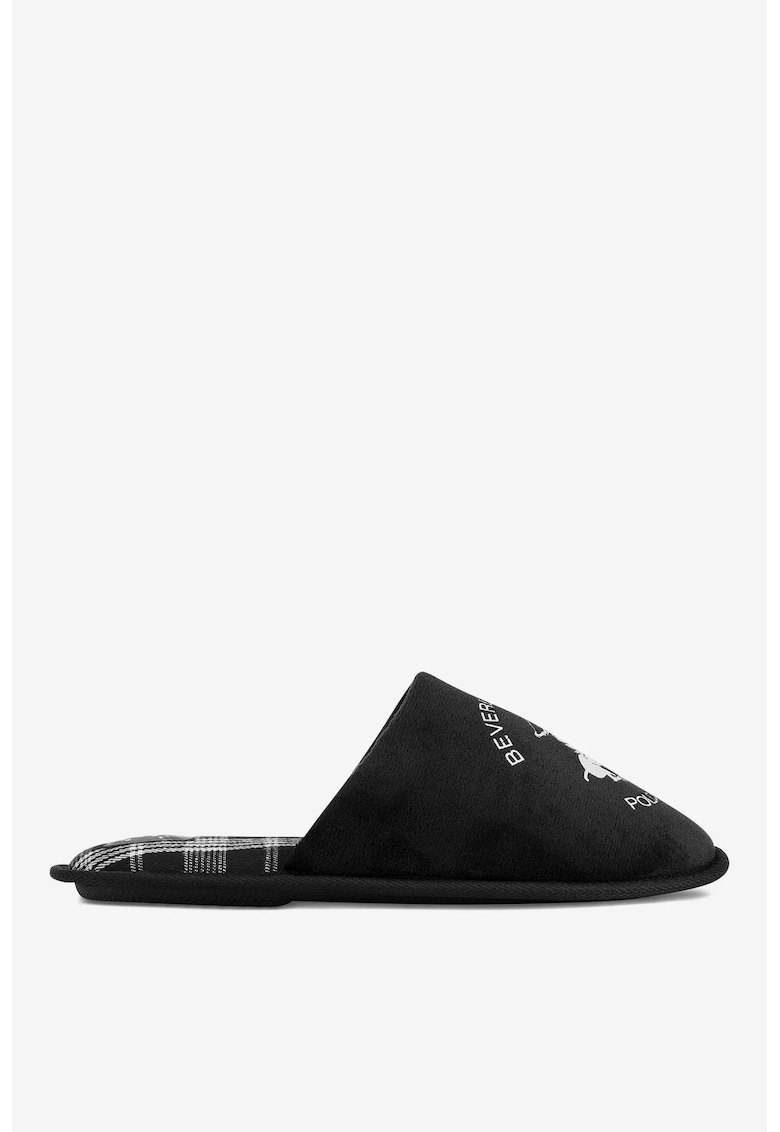 Papuci barbati  5903419634925 - Textil - Negru - Negru