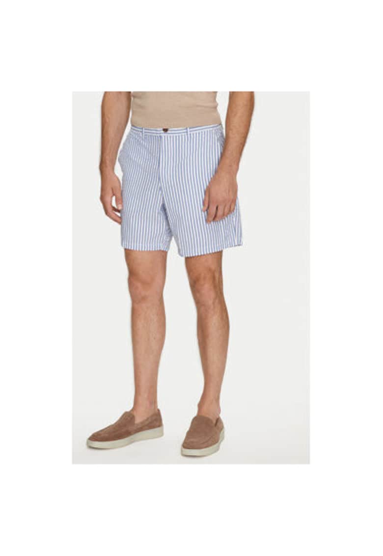 Pantaloni scurti barbati -  304508905 - Bumbac - Albastru