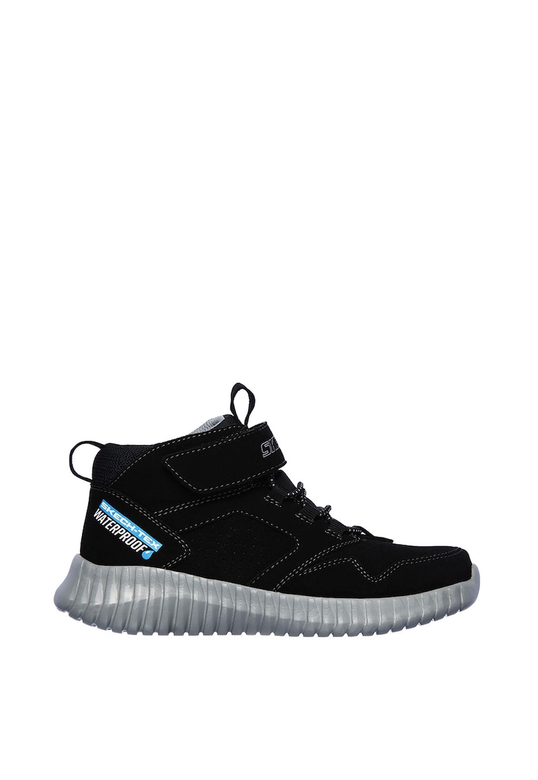 Ghete impermeabile din piele nabuc ecologica Elite Flex - Negru -