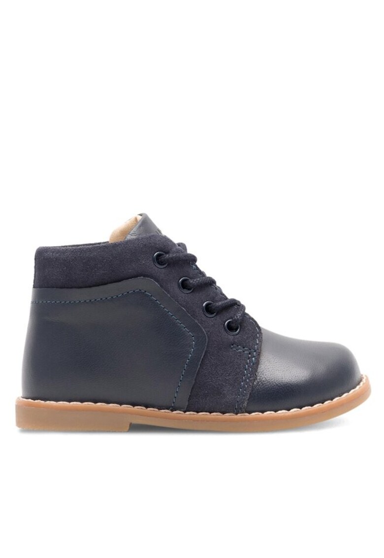 Ghete copii - 8262 -  Piele naturala - Bleumarin