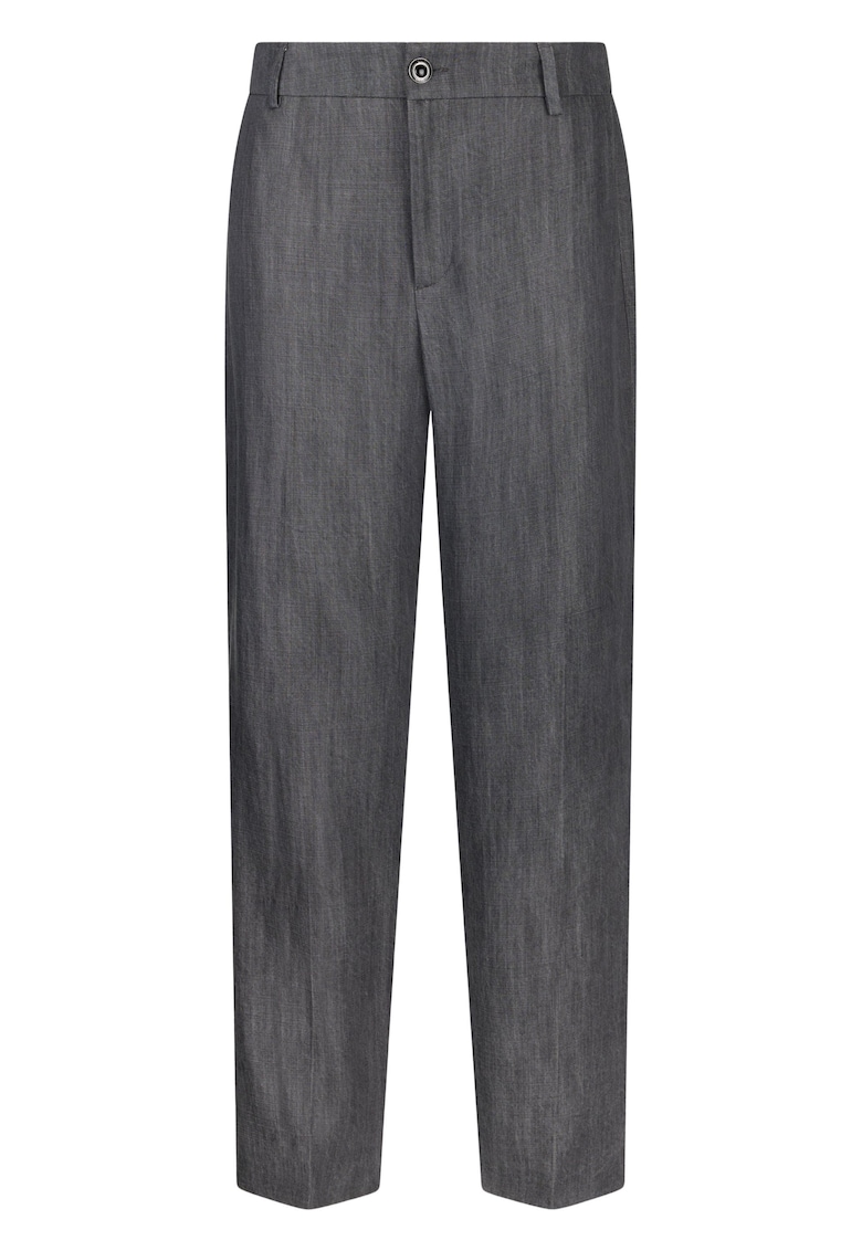 Pantaloni crop drepti - Gri