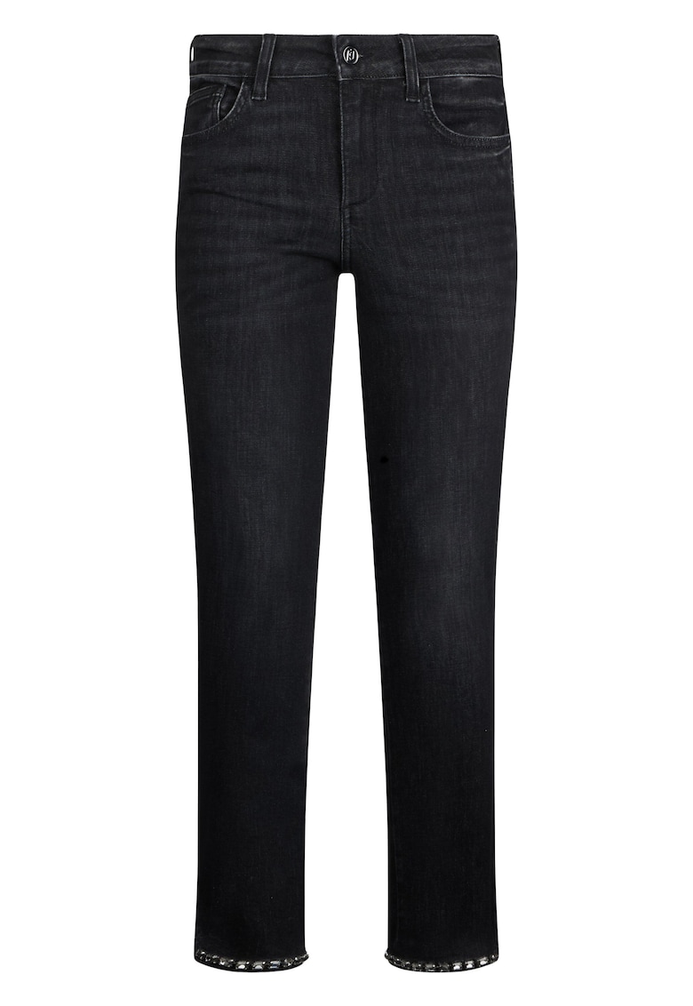 Blugi skinny Bottom Up - Gri antracit