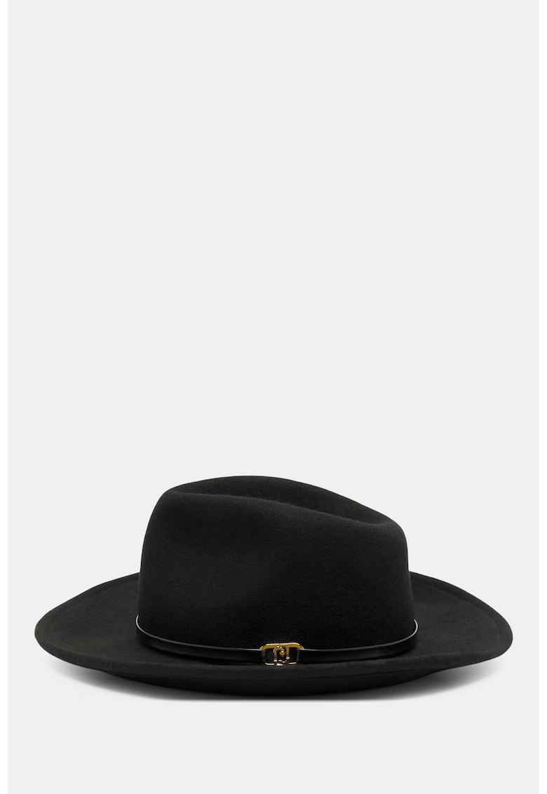 Palarie bucket cu detaliu metalic - Negru