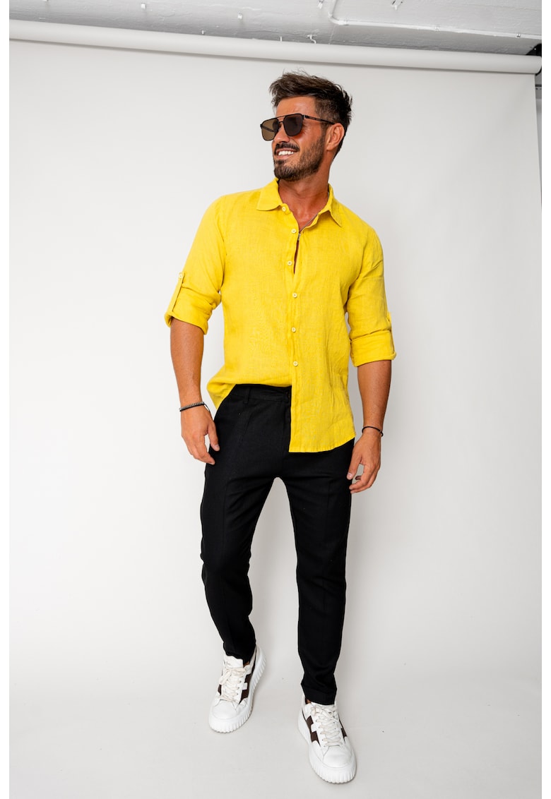 Pantaloni lung din IN Slim Black 17843 - Negru