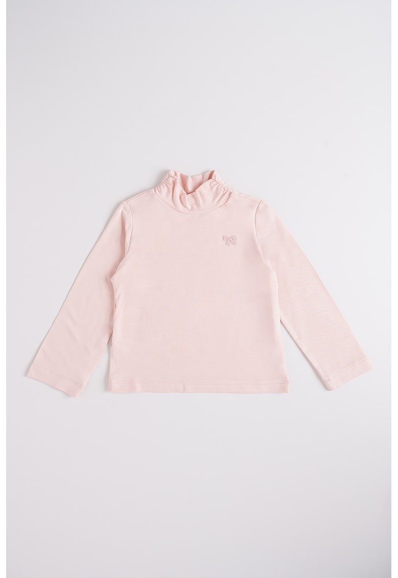 Bluza cu guler scurt - Piersica