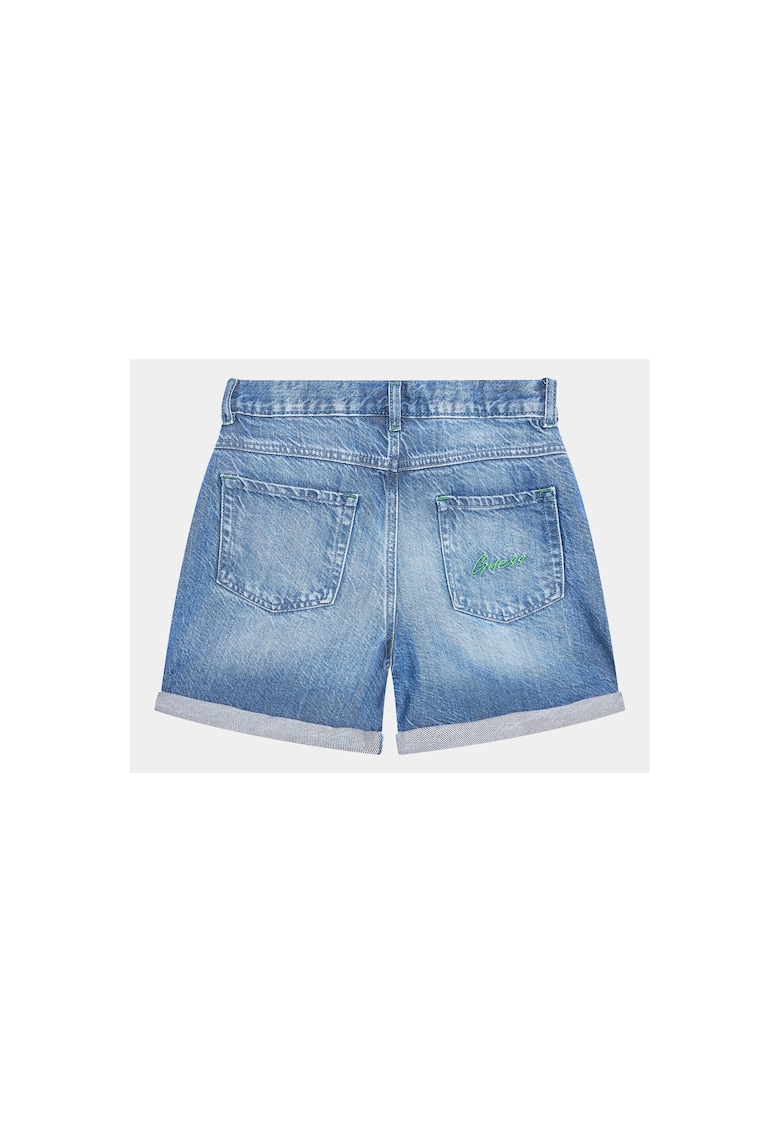 Pantaloni scurti copii -  Lyocell - Albastru