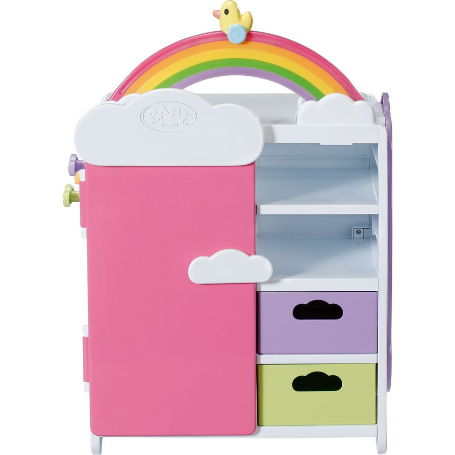 ZAPF Creation BABY born® Rainbow Wardrobe, Doll Furniture