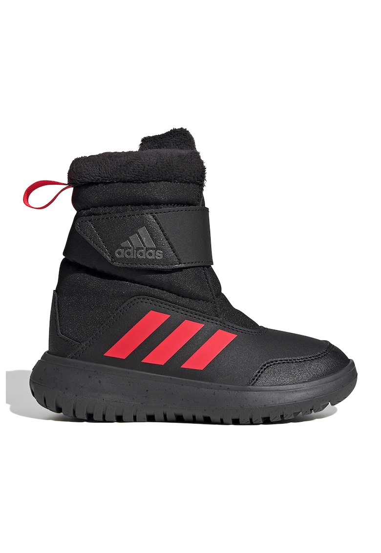 Ghete cu velcro Winterplay - Negru/Rosu vermillion