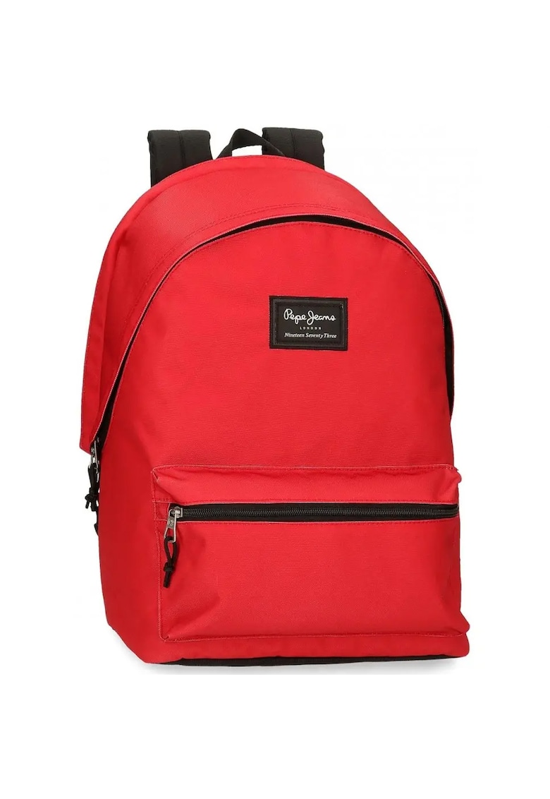 Rucsac laptop - Pepe Jeans Aris Evergreen - 2 compartimente - rosu - 31x44x15 cm