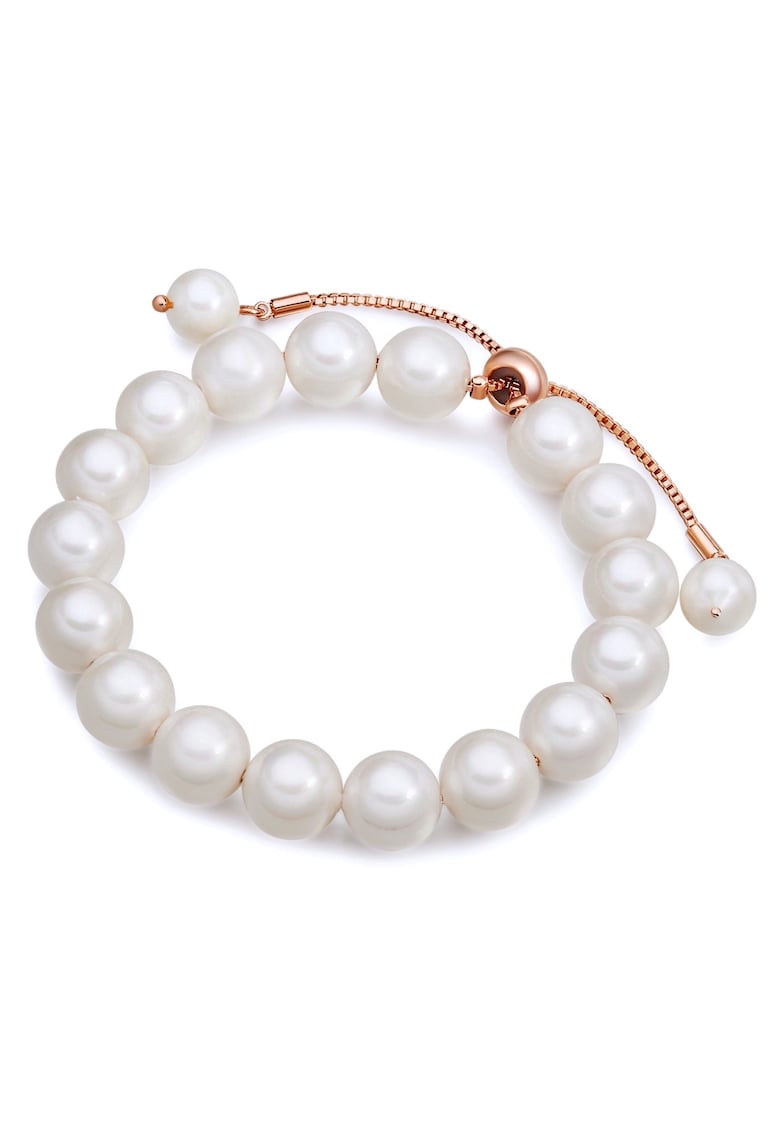 Bratara cu perle shell - Auriu rose