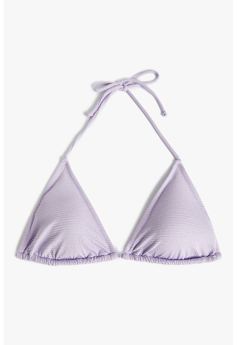 Sutien de baie cu cupe triunghiulare - Lila