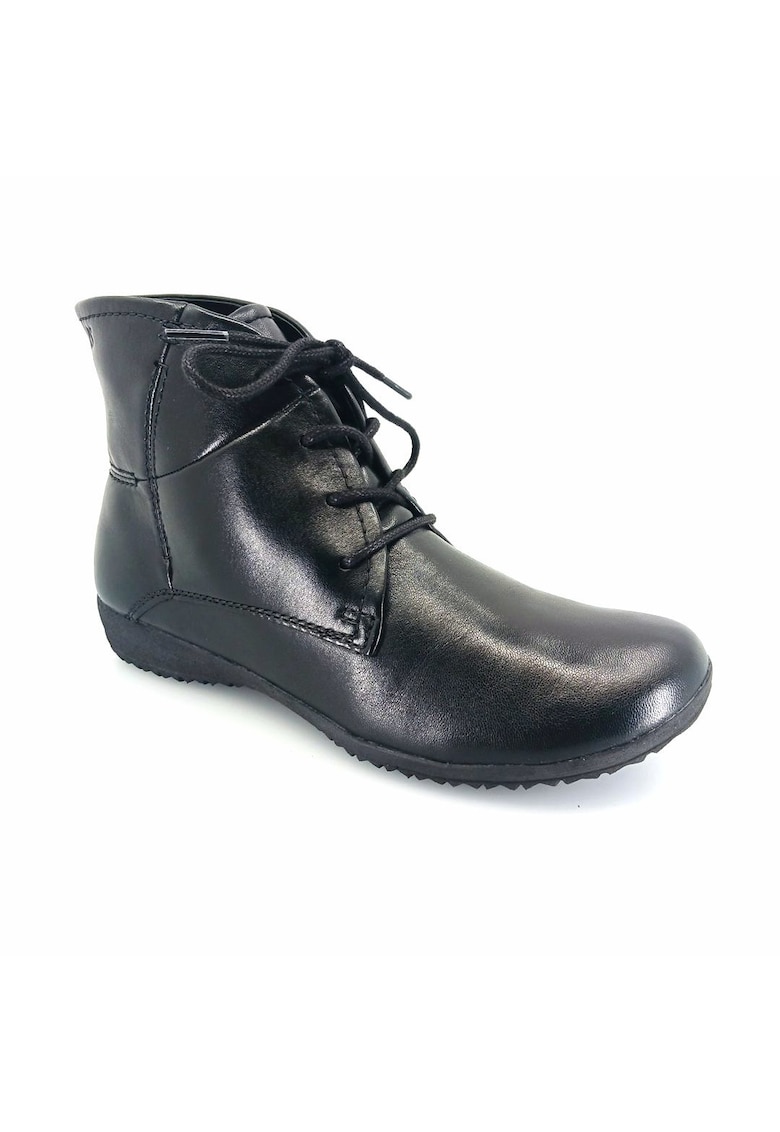 Botine dama Naly 09 -  Piele naturala - Negru -