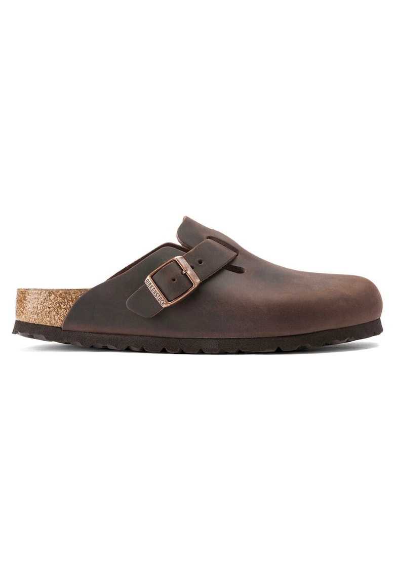 Saboti unisex din piele nabuc -  Boston 860133
