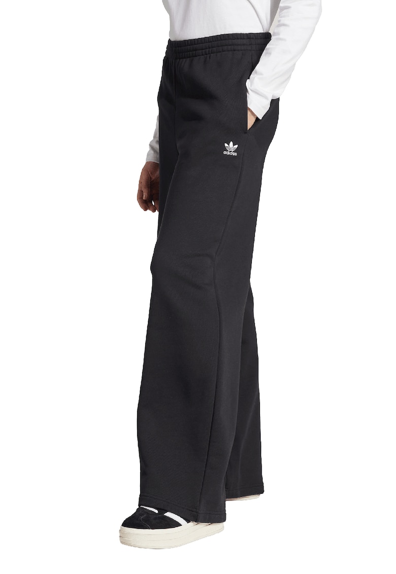 Pantaloni de trening cu croiala dreapta - Negru