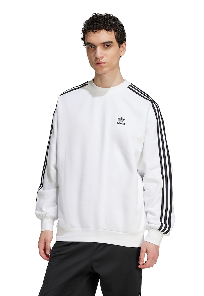 Bluza de trening lejera cu logo - Negru/Alb optic