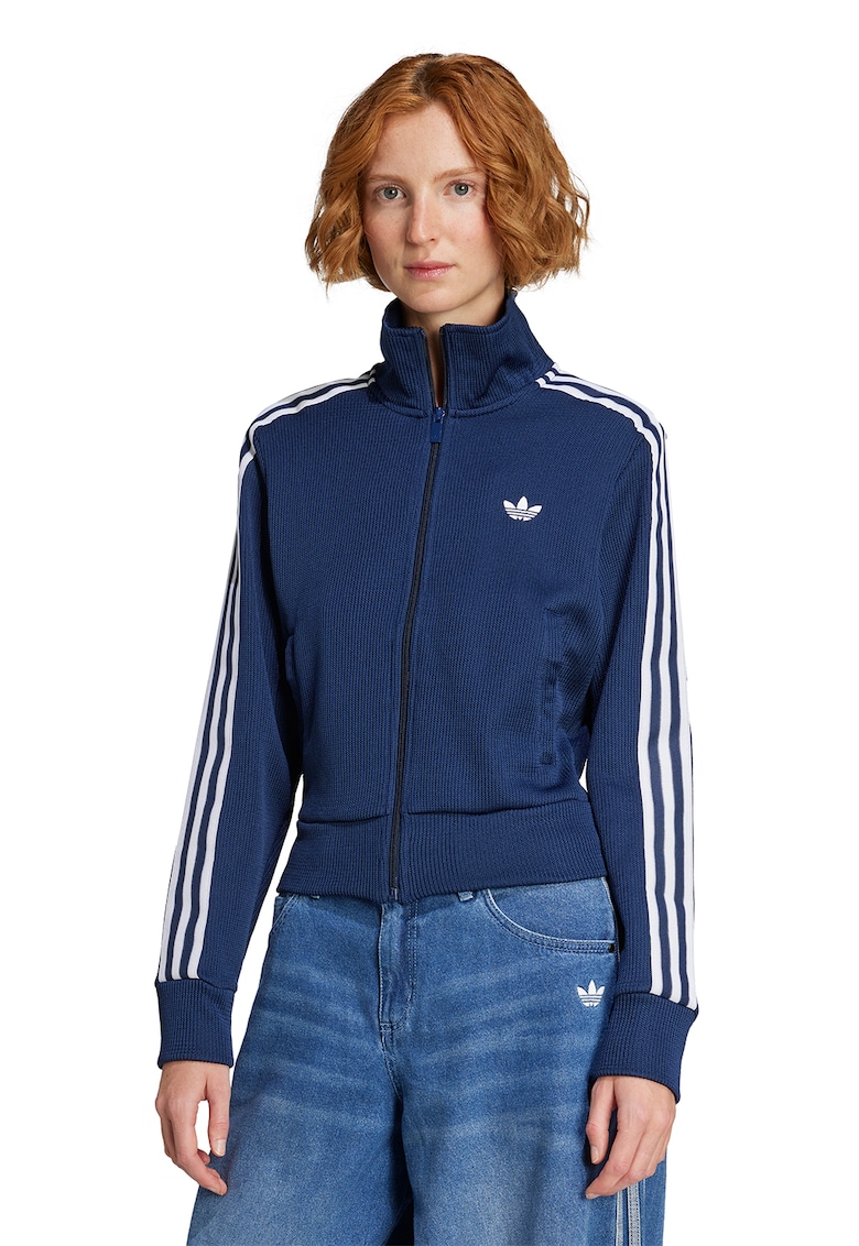 Bluza de trening cu fermoar Firebird - Alb/Bleumarin