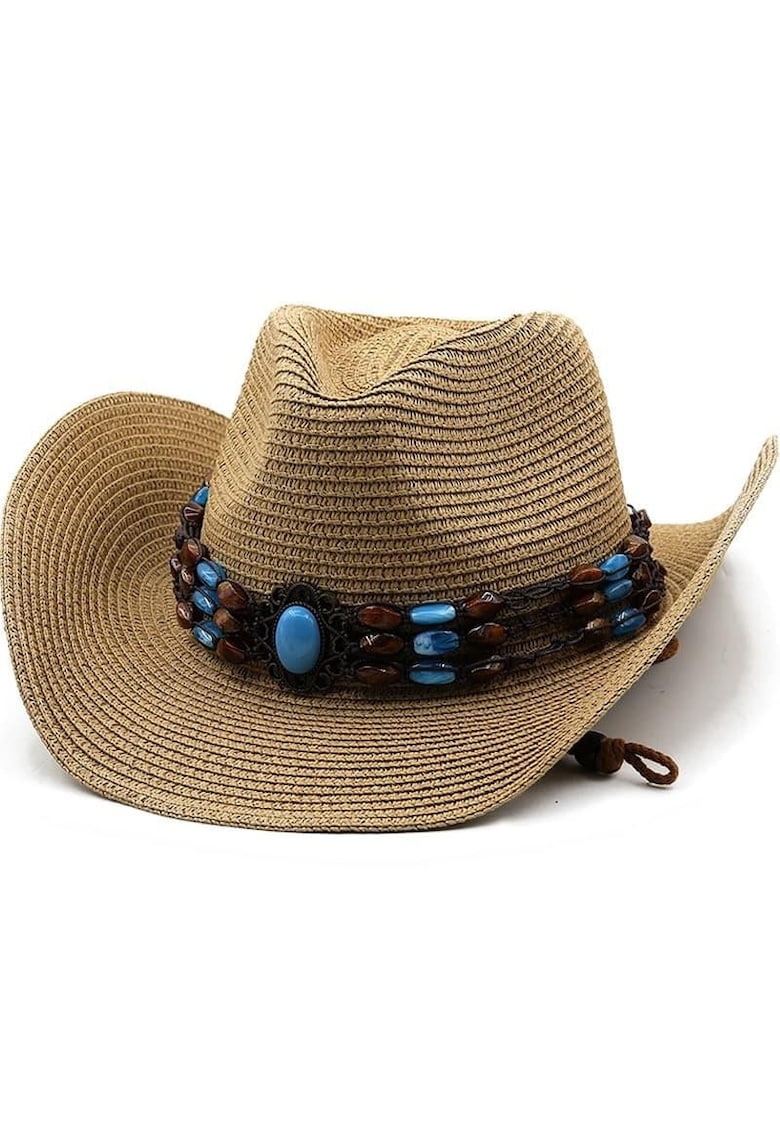 Palarie dama - de vara - stil cowboy - Missy - - Bej