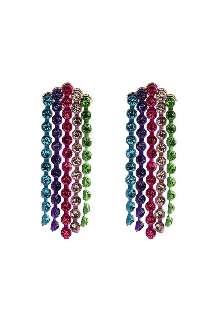 Cercei multicolori - lungi - cu pietre - Verone C3 -