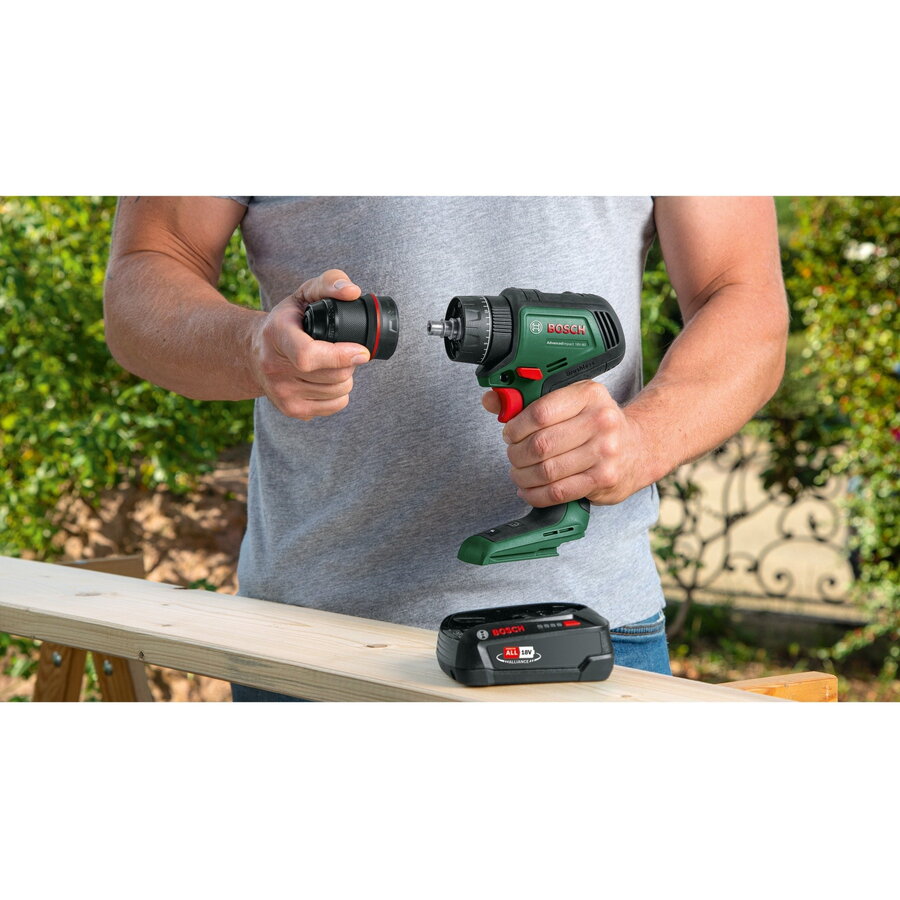 Oferte la Bosch Powertools cordless combi drill driver AdvancedImpact 18V-80 QuickSnap (green, 2x Li-ion battery 2.5Ah, case, POWER FOR ALL ALLIANCE)