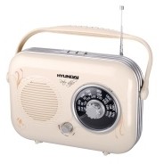 Radio Hyundai  PR100 Retro, alb