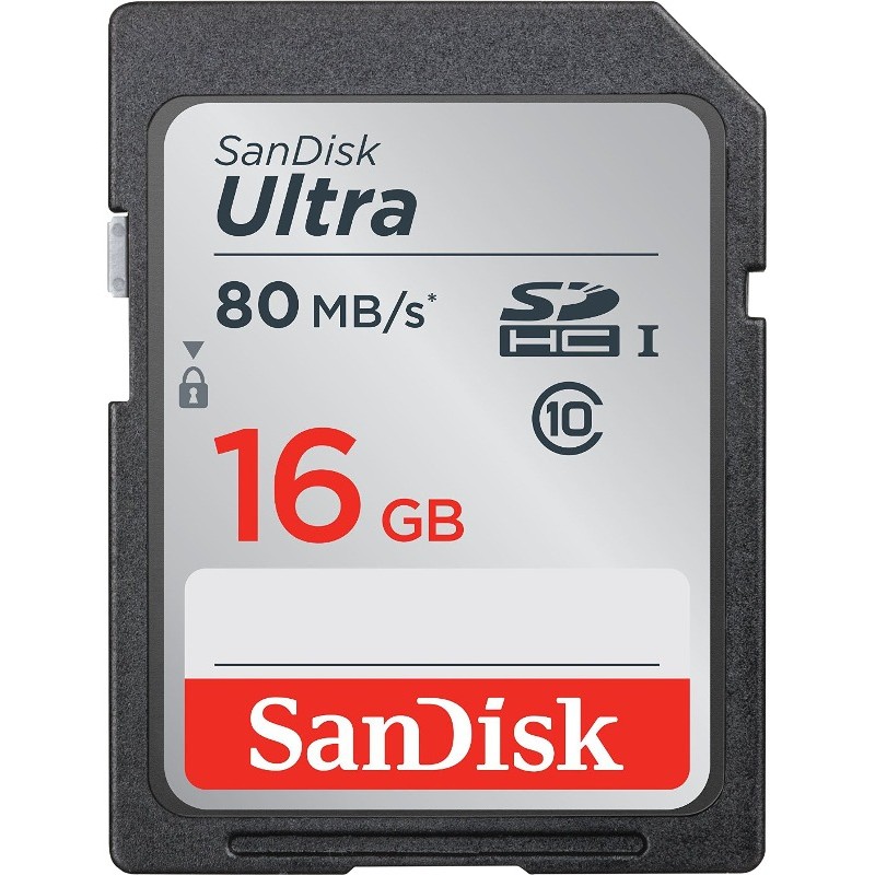 Card memorie SanDisk SDHC Ultra 16GB UHS-I U1 Class 10 80 MB/s