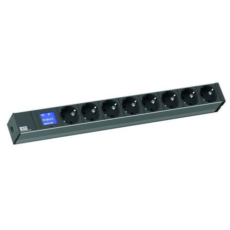 Prelungitor Bachmann Bluenet cu Monitorizare 8 prize Schuko 2m 800.2054