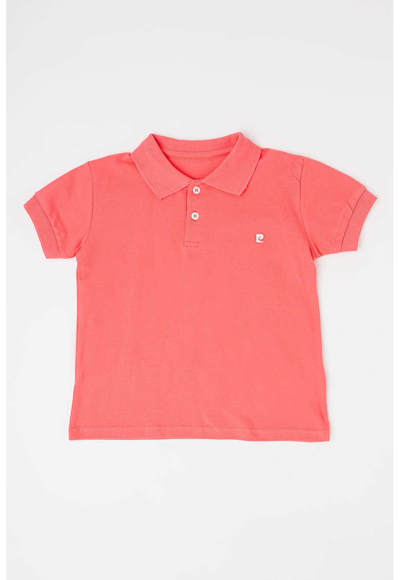 Tricou polo de bumbac - Roz