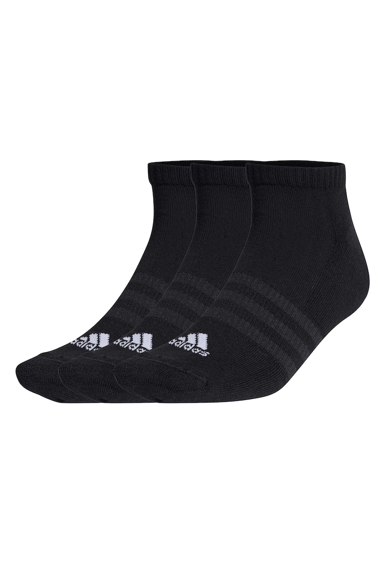 Oferte la Set de sosete pana la glezna - unisex - 3 perechi - Negru