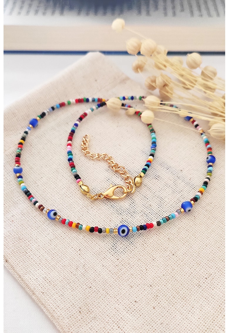 Colier cu margele Miyuki - Multicolor