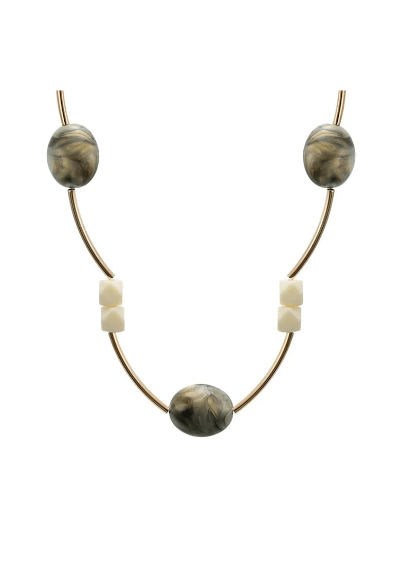 Colier auriu - cu bile - Mathia C1 -