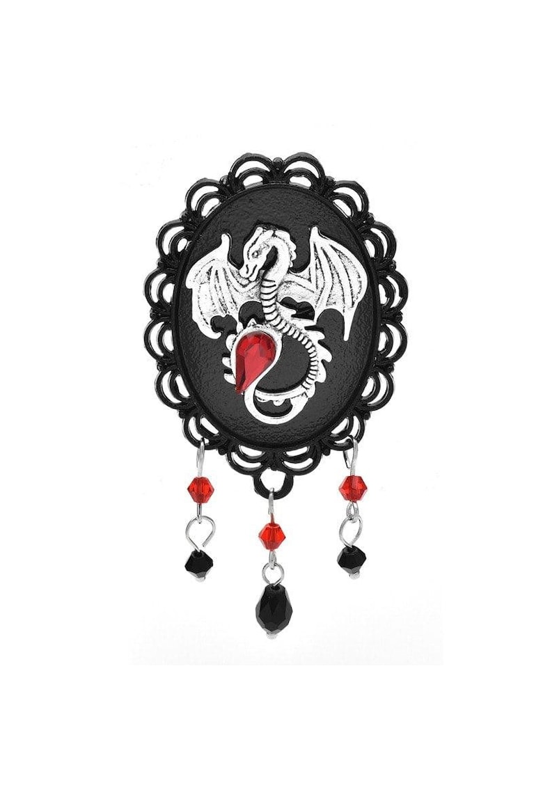 Brosa neagra - cu dragon si pietre - Ivona C3 -