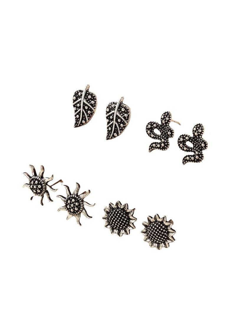 Set cercei argintii - Maluna C12 -