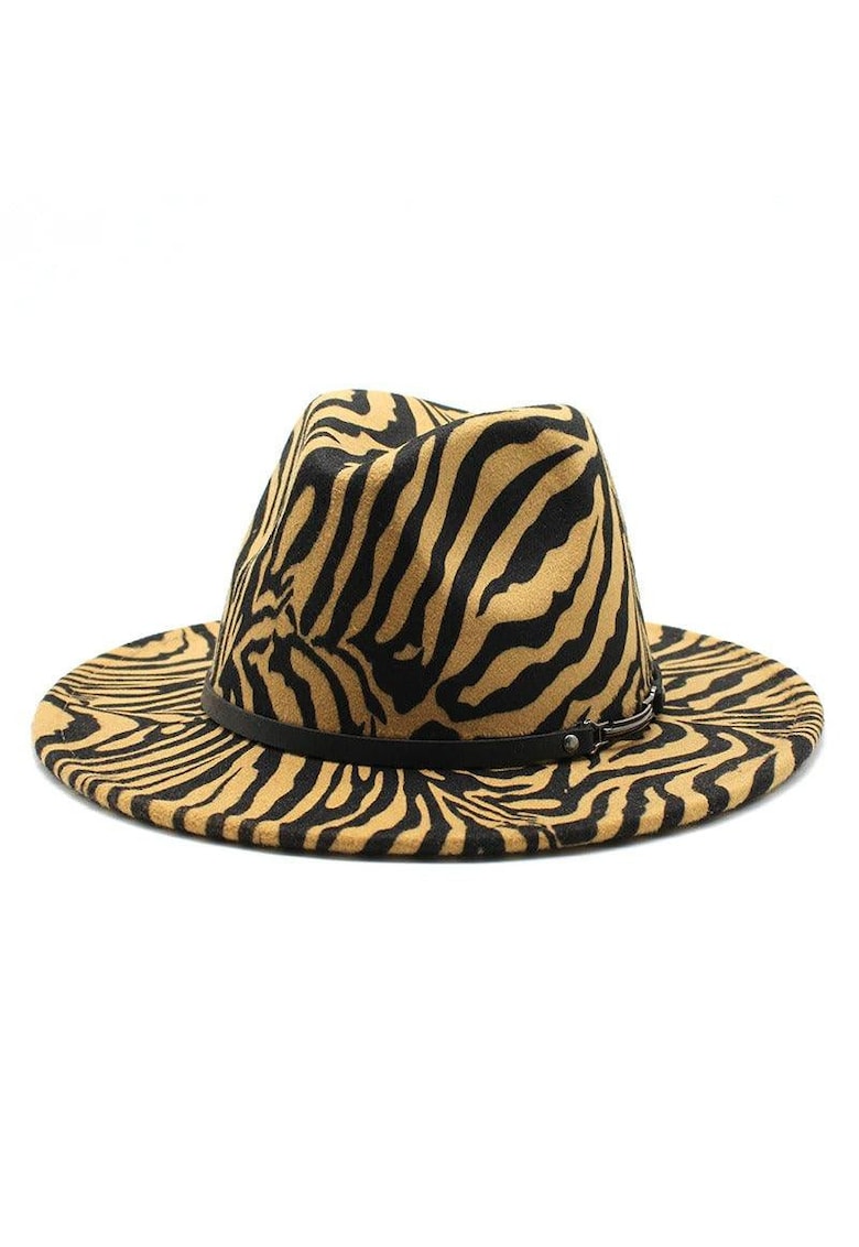 Palarie dama - bej - animal print - Ingela -