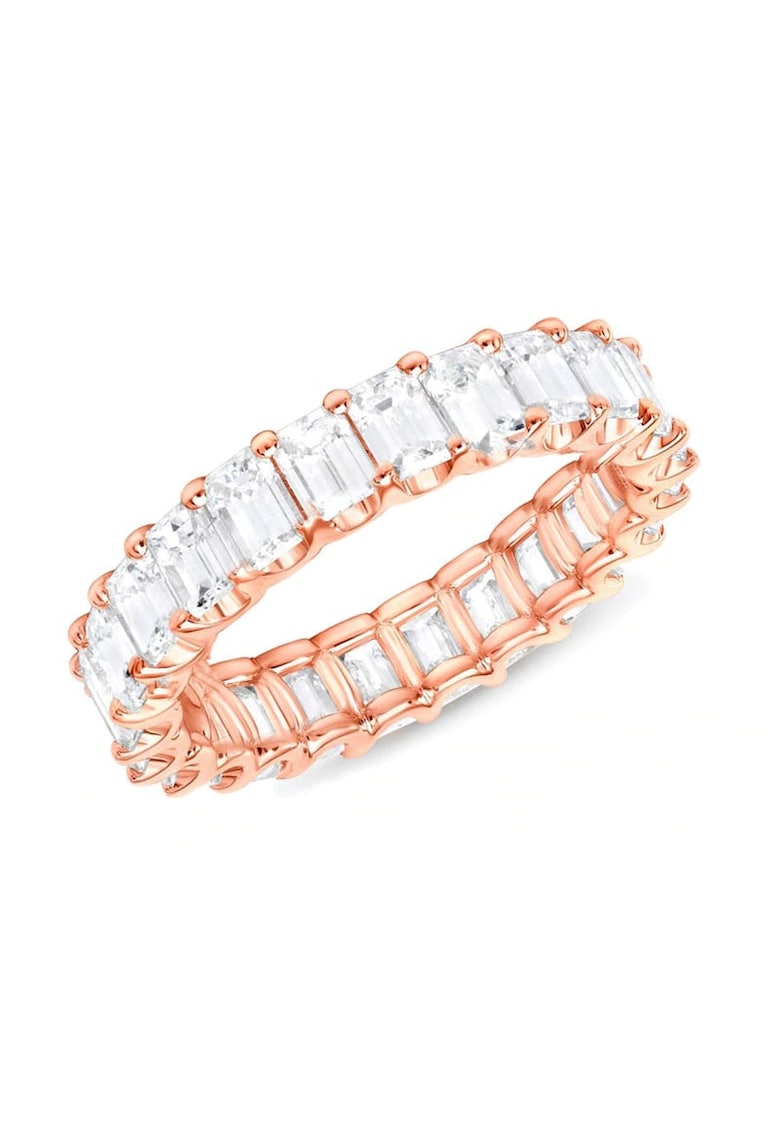 Inel rose gold - tennis - cu pietre din zirconiu - Nikoleta