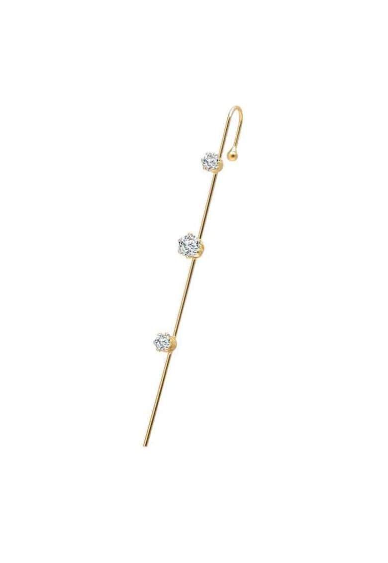 Cercel ear cuff - auriu - cu pietre - Mony C20 -