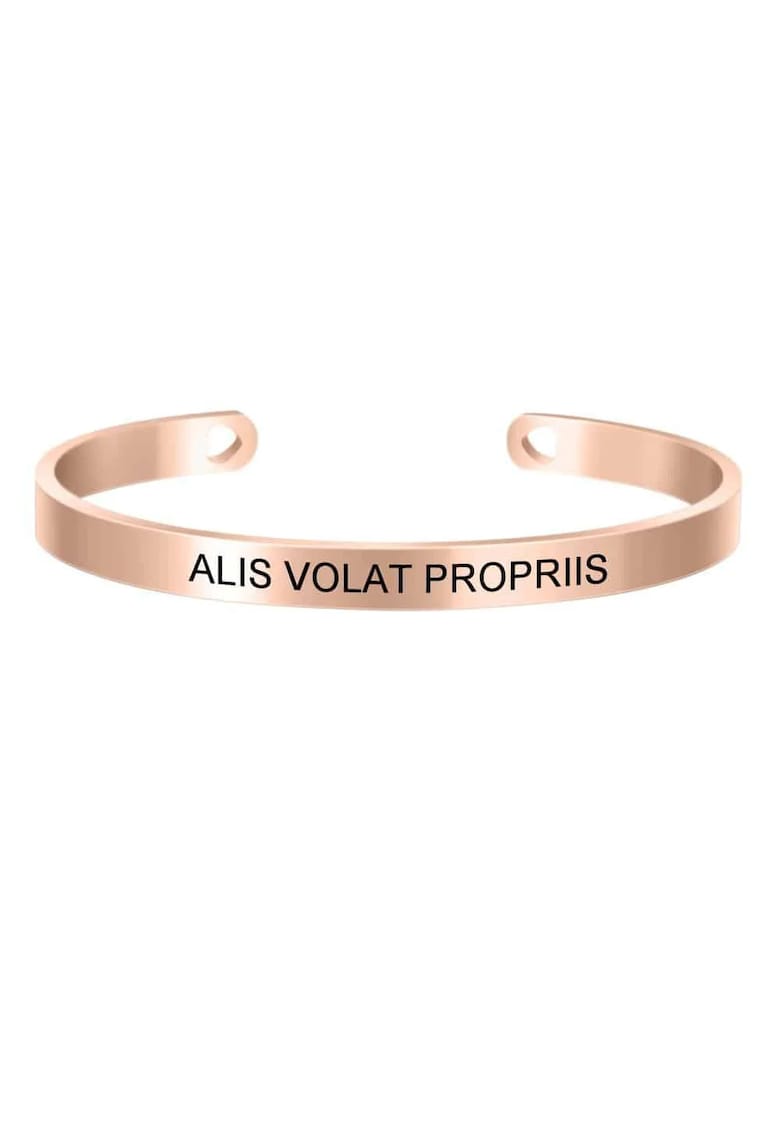 Bratara ajustabila - rose gold - gravata You are enough P8 -