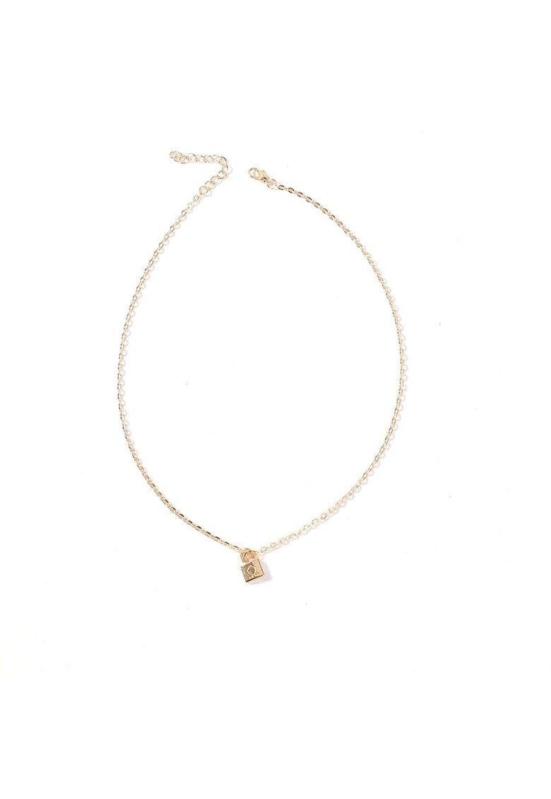 Colier auriu - cu lacat -
