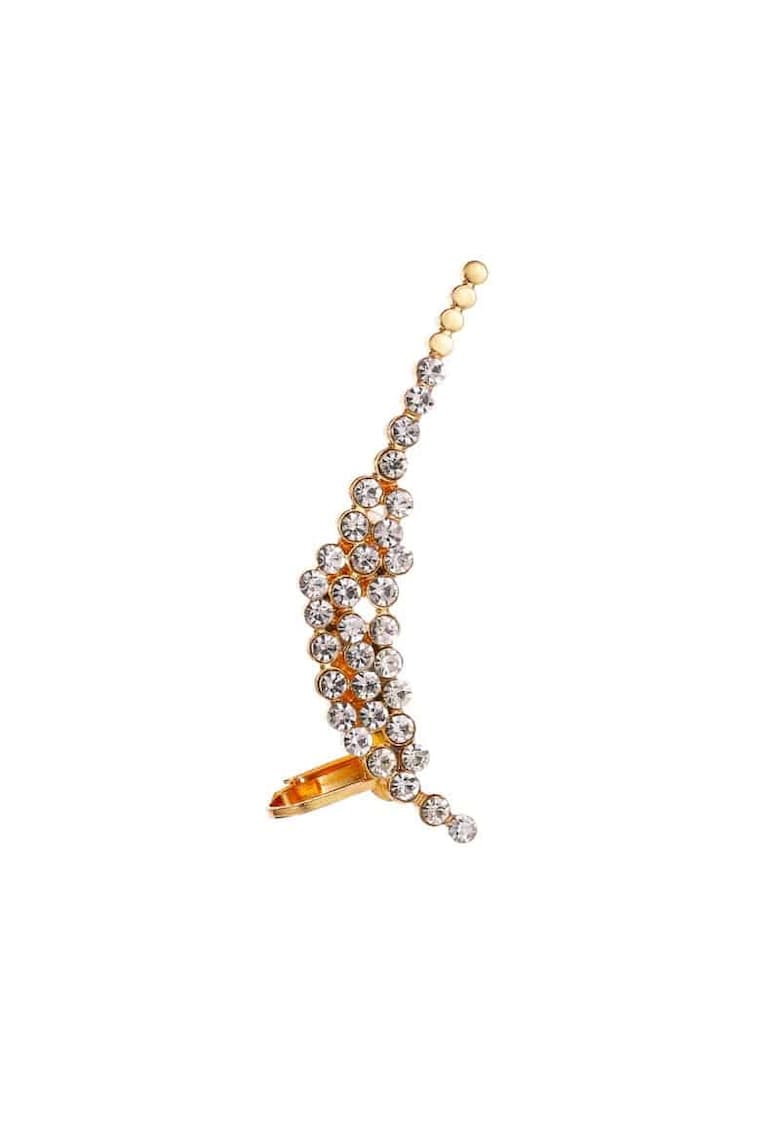 Cercel ear cuff - auriu - cu pietre - Margaux -