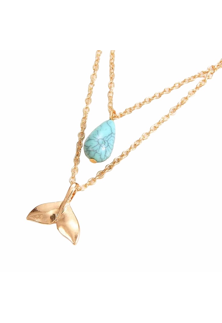 Colier Dino Gold C17 -  Aliaj metalic - Auriu