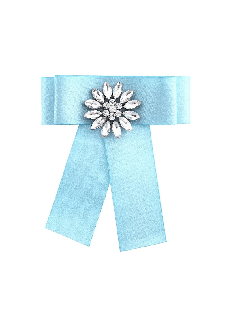 Brosa stil jabou - bleu - cu pietre - Westi C7 -